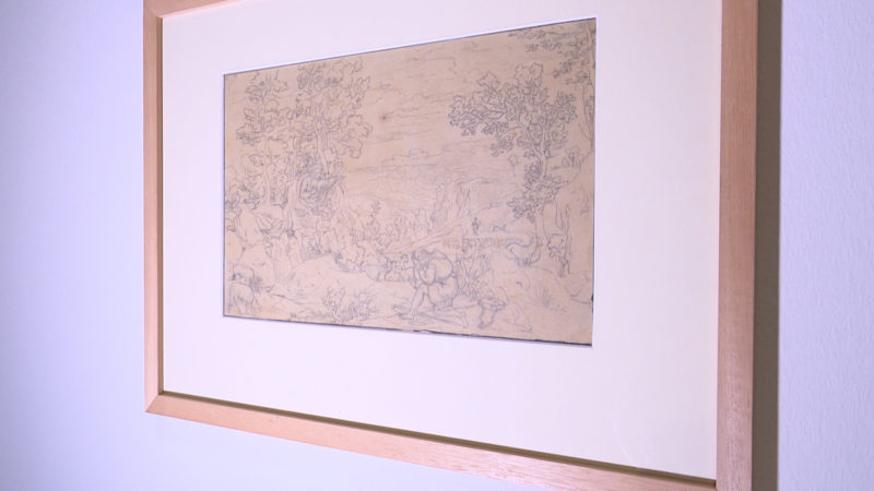 Ausstellung abgepauster Kunstwerke (Foto: SAT.1 NRW)