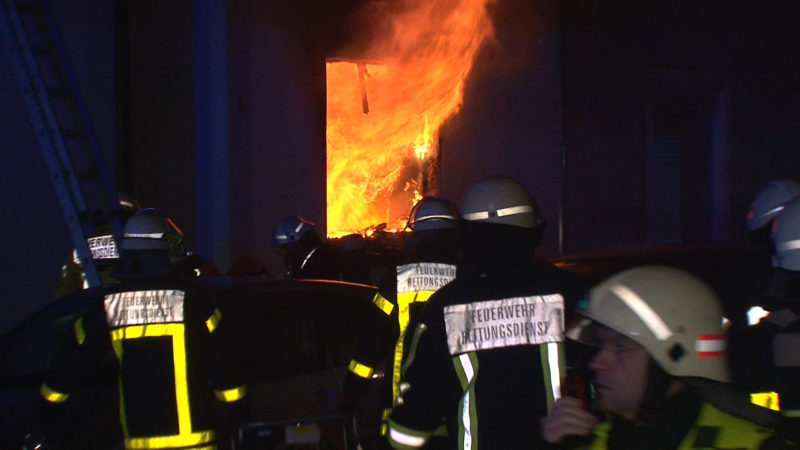 Brand in Bochum (Foto: SAT.1 NRW)