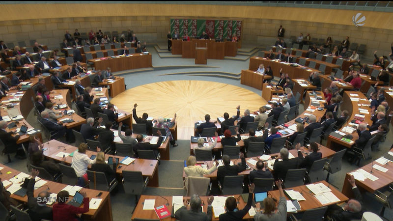 75 Jahre NRW-Landtag (Foto: SAT.1 NRW)