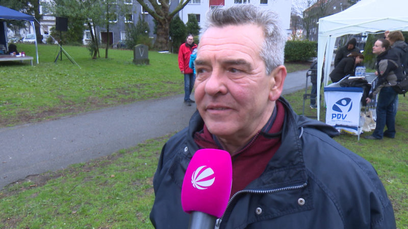 Demo für No-Go-Areas (Foto: SAT.1 NRW)