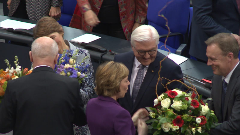 Vereidigung von Frank-Walter Steinmeier (Foto: SAT.1 NRW)