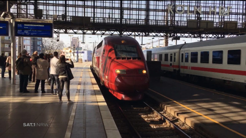Thalys als Symbol für Eishockey-WM (Foto: SAT.1 NRW)