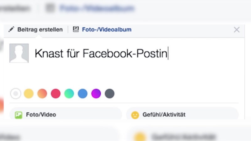 Wegen Facebook-Posting festgenommen (Foto: SAT.1 NRW)
