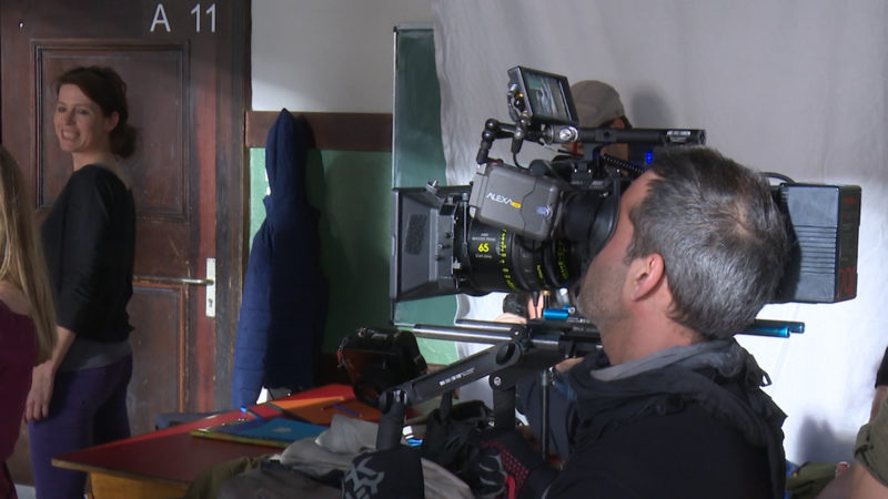 Kinofilm-Dreh: „Hilfe, ich habe meine Eltern geschrumpft.“ (Foto: SAT.1 NRW)
