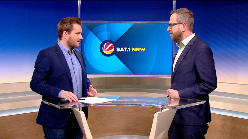 Prognose für NRW-Landtagswahl (Foto: SAT.1 NRW)