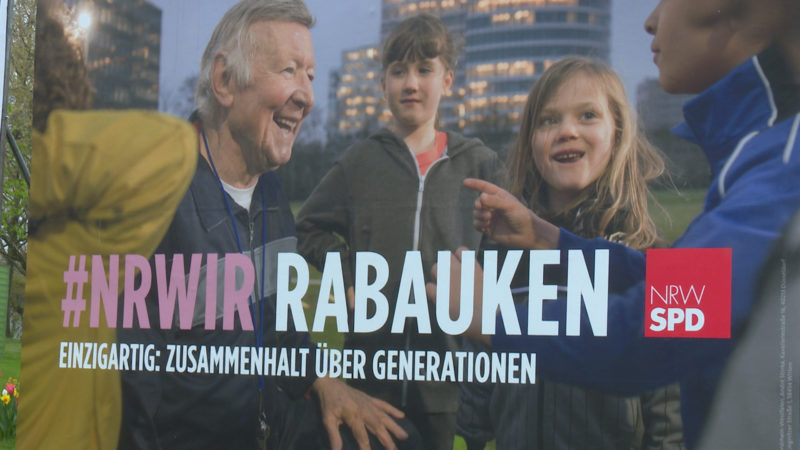 Botschaften der Wahlplakate (Foto: SAT.1 NRW)