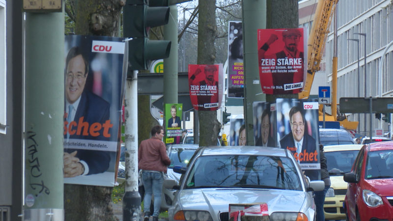 Die Bedeutung der Wahlplakate in NRW (Foto: SAT.1 NRW)