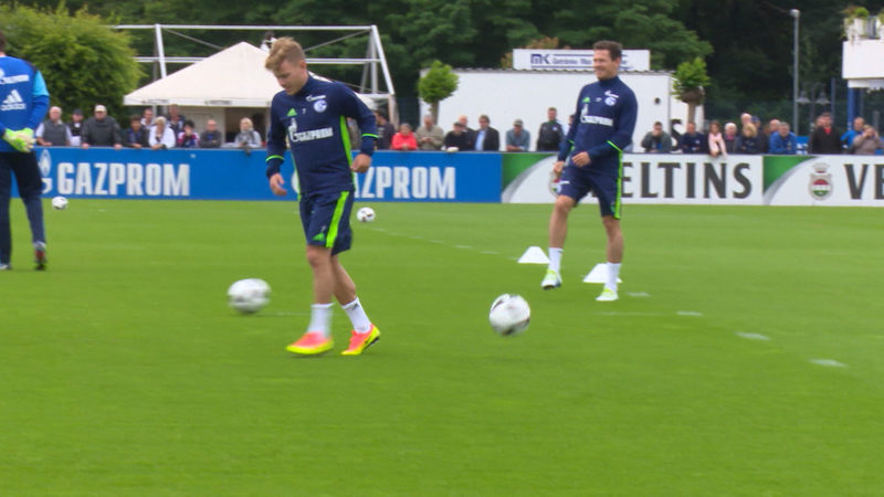 Max Meyer zu Huntelaar-Abschied (Foto: SAT.1 NRW)