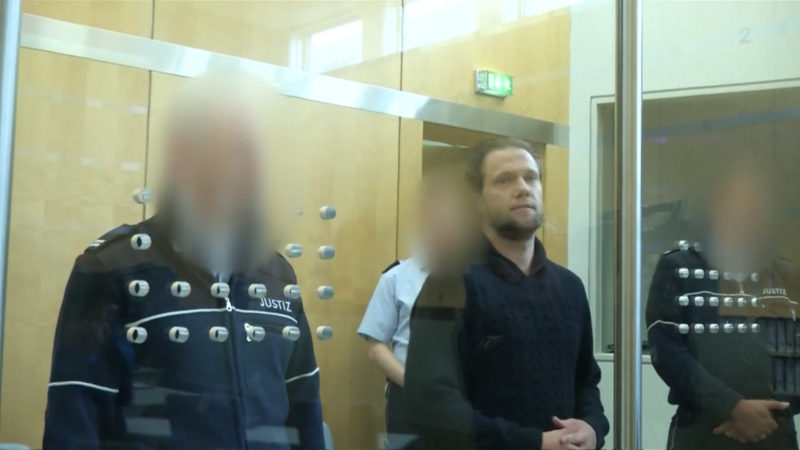 Pierre Vogel als Zeuge beim Sven Lau Prozess (Foto: SAT.1 NRW)