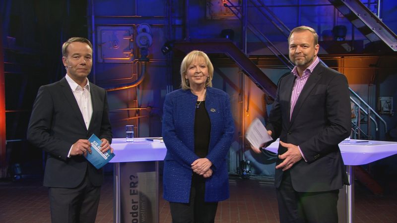 Sie oder Er? - Wähler wollen's wissen. (Foto: SAT.1 NRW)