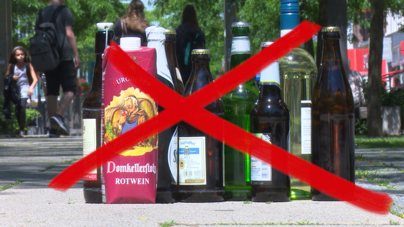 Alkoholverbot in Duisburg (Foto: SAT.1 NRW)