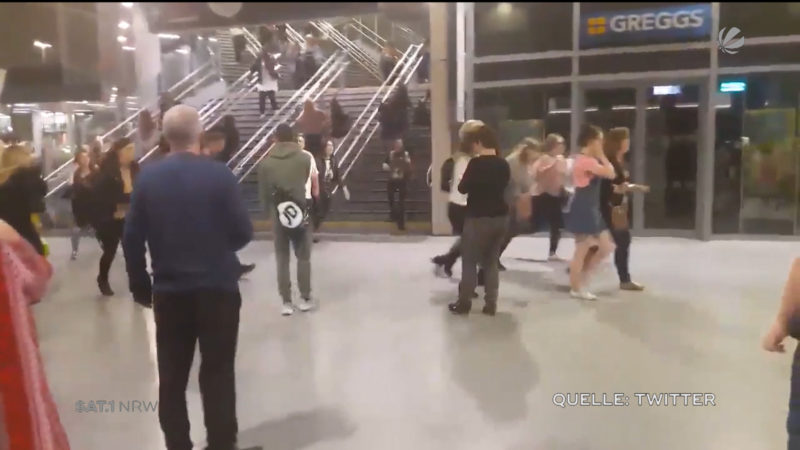 Anschlag in Manchester (Foto: SAT.1 NRW)