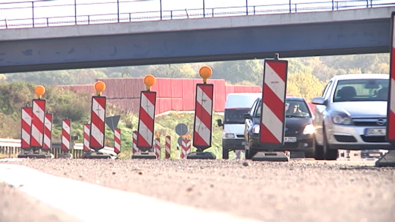 Brückenabriss in Löhne (Foto: SAT.1 NRW)