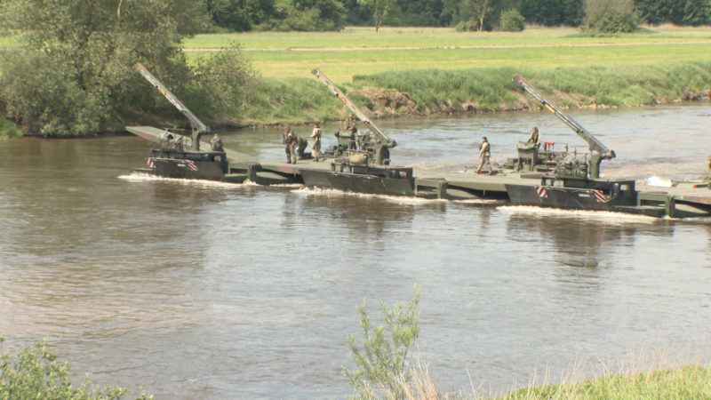 Bundeswehrübung in Ostwesfalen (Foto: SAT.1 NRW)