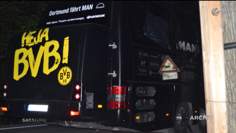 Neue Beweise nach Anschlag auf BVB-Bus (Foto: SAT.1 NRW)