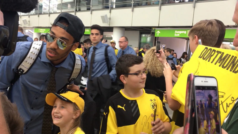 Stimmung vor dem DFB-Pokalfinale (Foto: SAT.1 NRW)