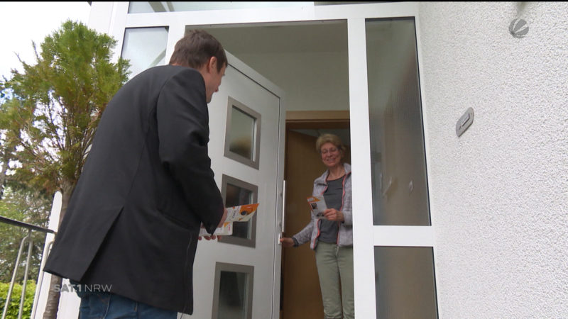 Endspurt beim Stimmenfang (Foto: SAT.1 NRW)