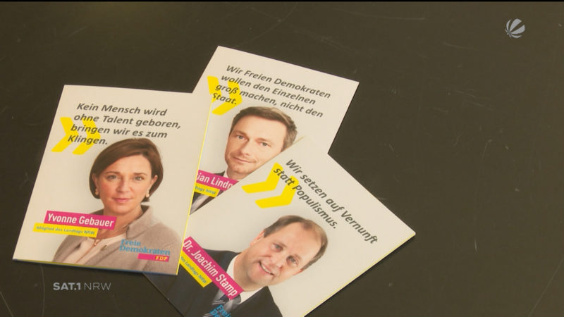 Die Gesichter der FDP (Foto: SAT.1 NRW)