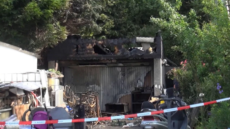 Weltkriegsgranaten in Hennef explodiert (Foto: SAT.1 NRW)