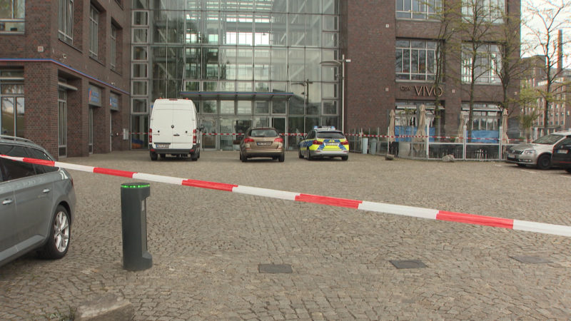 Leiche im Duisburger Innenhafen gefunden (Foto: SAT.1 NRW)