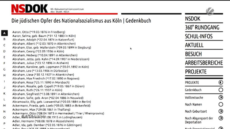 Opfer der NS-Zeit (Foto: SAT.1 NRW)