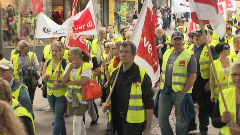 Einzelhandel-Protest (Foto: SAT.1 NRW)
