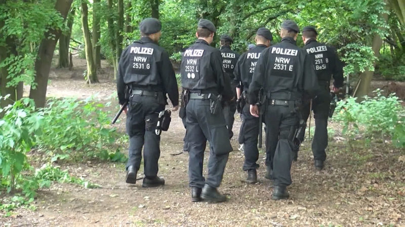 Schüler findet menschliches Skelett (Foto: SAT.1 NRW)