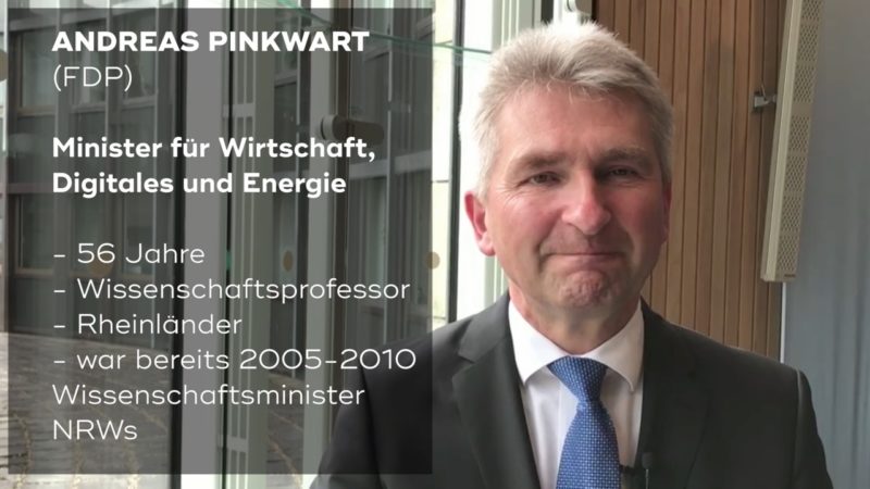Wirtschaftsminister Pinkwart will Digitalisierung vorantreiben (Foto: SAT.1 NRW)