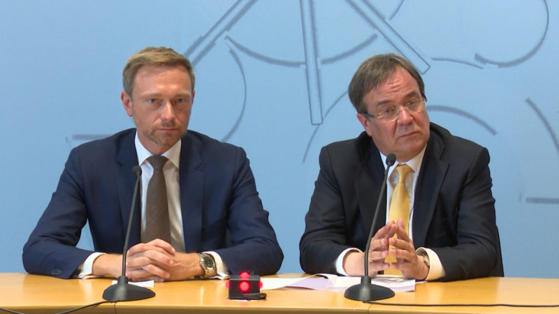 Finanzierung der neuen Landesregierung (Foto: SAT.1 NRW)