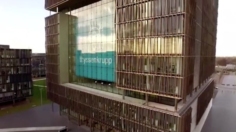 Neuer magnetischer Aufzug vorgestellt (Foto: SAT.1 NRW)