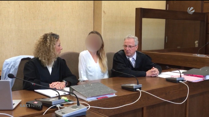 Prozess um getötetes Baby (Foto: SAT.1 NRW)