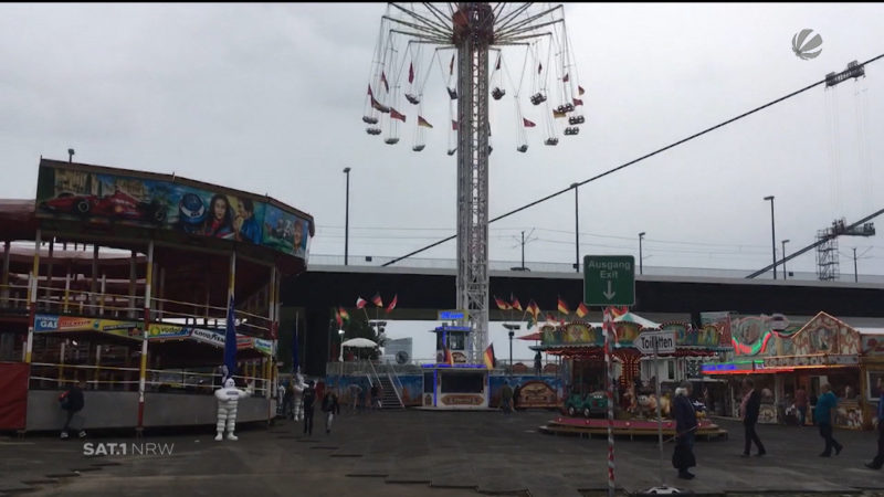 Start der Rheinkirmes (Foto: SAT.1 NRW)