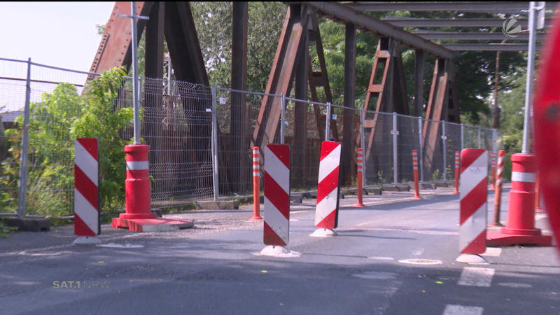 Streit um Brücke: Moerser wollen keine Duisburger werden (Foto: SAT.1 NRW)