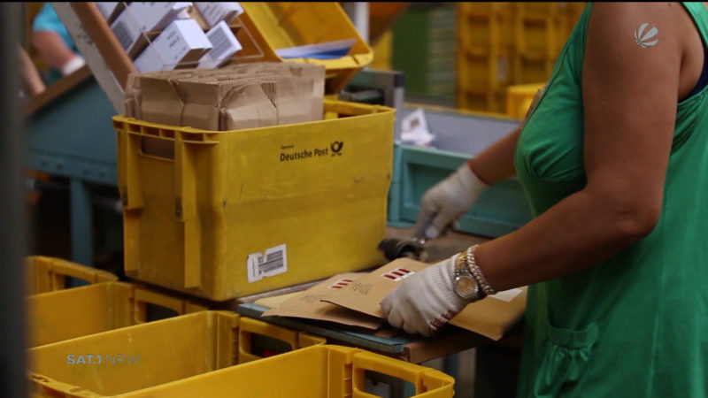 Warnstreiks bei der Post (Foto: SAT.1 NRW)