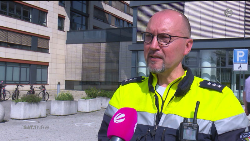 Krebskranker Polizist bewegt die Menschen mit weisen Worten (Foto: SAT.1 NRW)