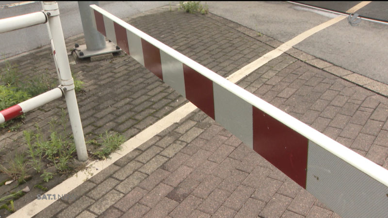 Problemschranke in Recklinghausen (Foto: SAT.1 NRW)