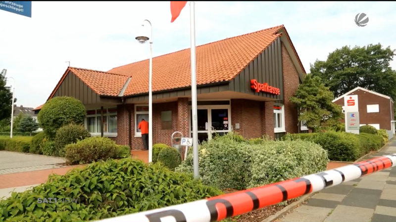 Sparkasse in Herford überfallen (Foto: SAT.1 NRW)