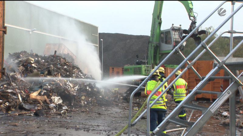 Brand in Bochum (Foto: SAT.1 NRW)