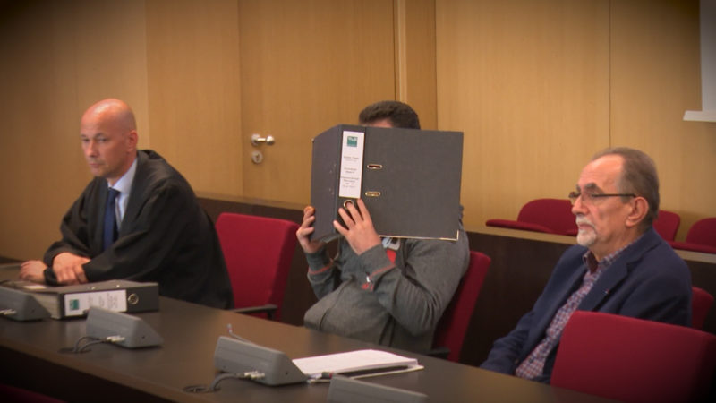 Axt-Amokläufer vor Gericht (Foto: SAT.1 NRW)