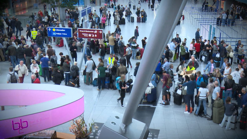 Air Berlin streikt weiter (Foto: SAT.1 NRW)