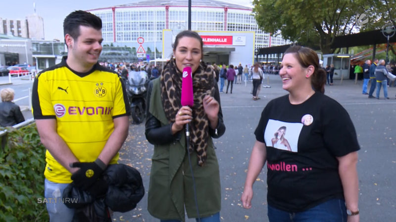 Dortmund erwartet Helene Fischer, Real Madrid und den BVB (Foto: SAT.1 NRW)