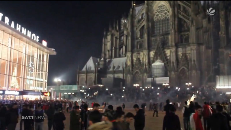 Kölner Silvesternacht: Experten rechnen mit großen Männergruppen (Foto: SAT.1 NRW)