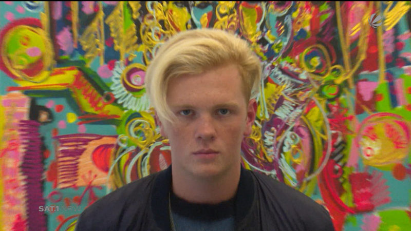 Künstler mit 19 Jahren: Leon Löwentraut (Foto: SAT.1 NRW)