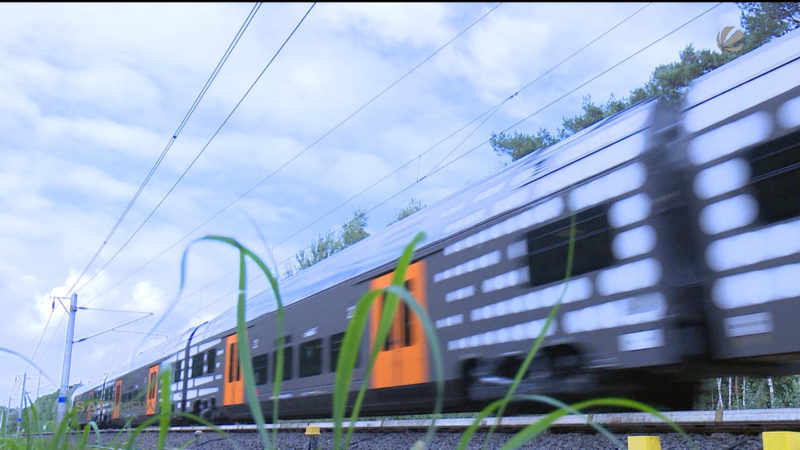 Testfahrt mit dem Rhein-Ruhr-Express (Foto: SAT.1 NRW)