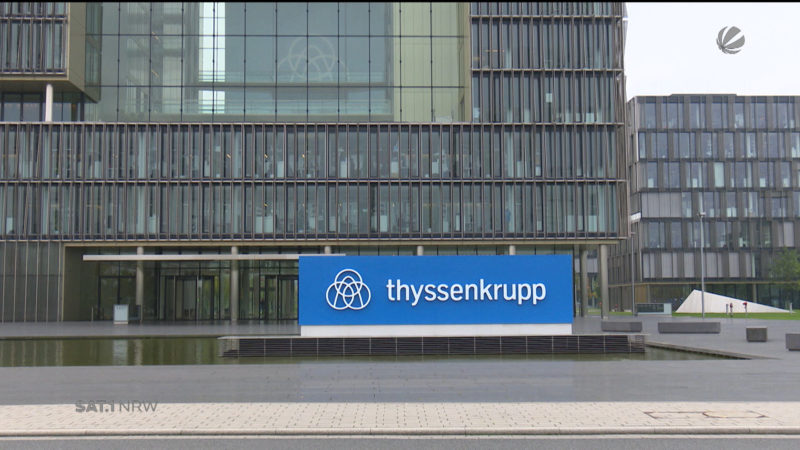 Thyssenkrupp schmeißt  Chef raus (Foto: SAT.1 NRW)