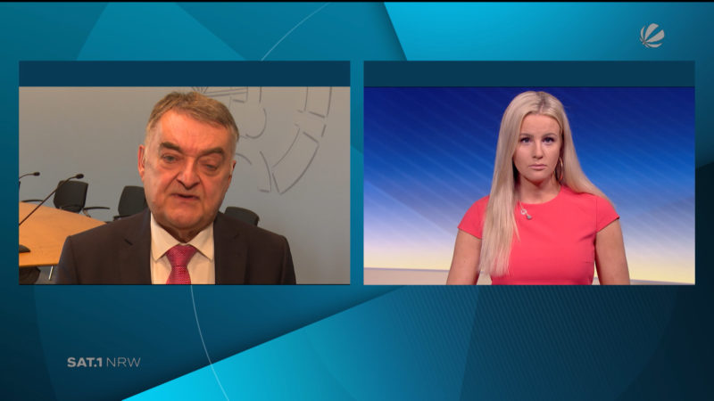 Antworten von Herbert Reul (Foto: SAT.1 NRW)