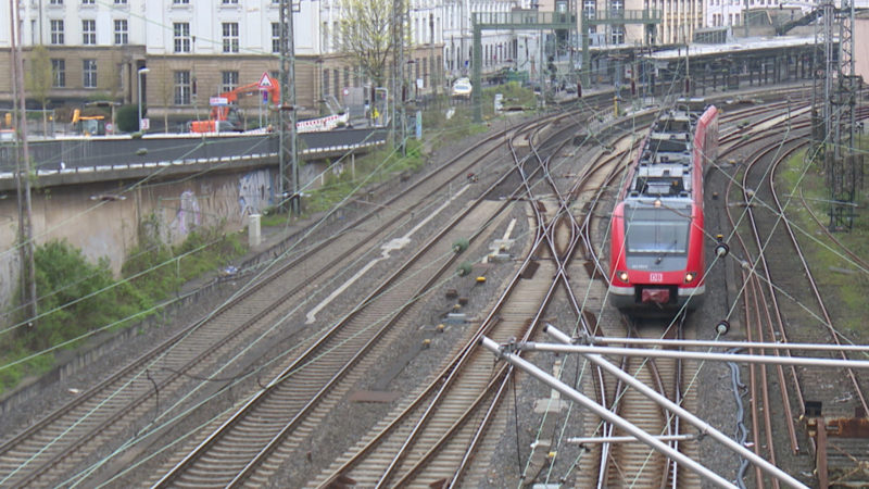 Bahnsperrungen in NRW (Foto: SAT.1 NRW)