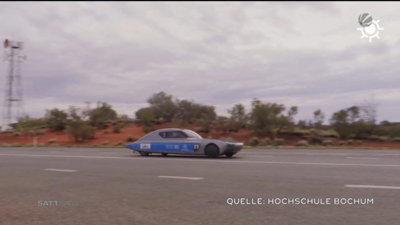 Bochumer Team räumt bei World Solar Car Challenge ab (Foto: SAT.1 NRW)