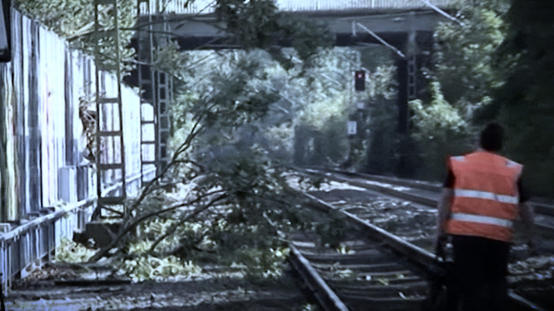 Sturm-Ärger bei der Bahn (Foto: SAT.1 NRW)