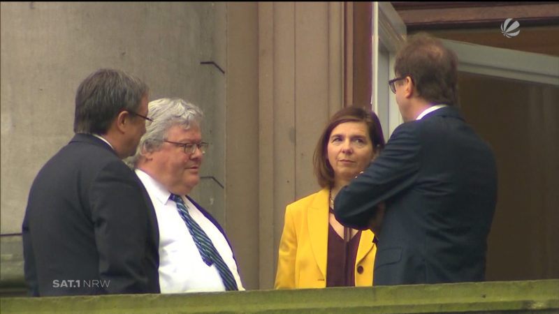 Verhandlungen zur Jamaika-Koalition (Foto: SAT.1 NRW)